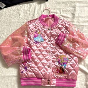 Disney Pink Jacket-- Perfect for Spring and Fall Season